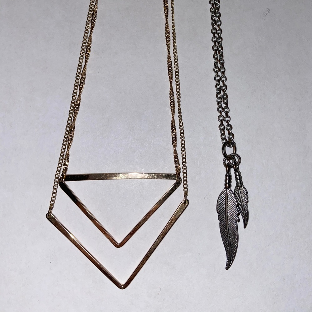 3 Metal Necklaces